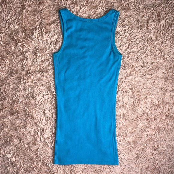 Aéropostale Ribbed Henley Tank with Logo · Size S - Picture 2 of 4